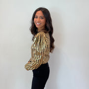 Goldie sequin top